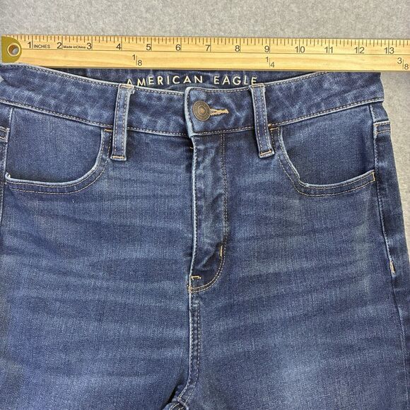 Women’s Size 4 American Eagle Dream Jean High Rise Short Skinny - Picture 3 of 8